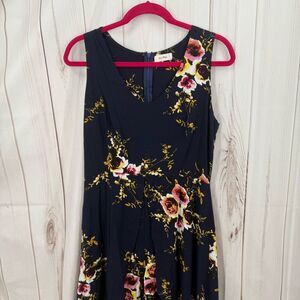 KorMei Women’s Medium Floral Maxi Dress Flowy Romper